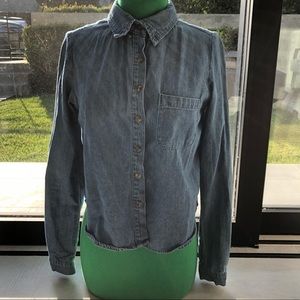 Button up denim shirt